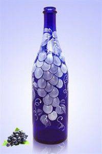 Бутыль ручная роспись 1 л Пунсум