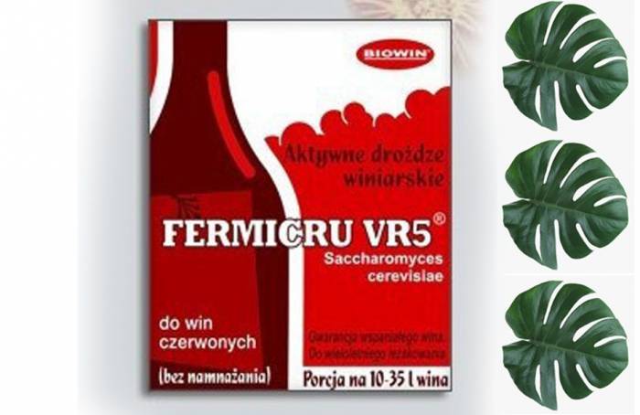 Дрожжи для вина FERMIVIN VR5 сухие красное вино Триумф