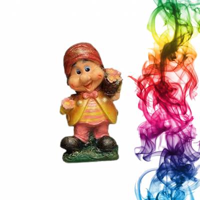 Садовая фигура купить Лесной жучок высота 43 см груша