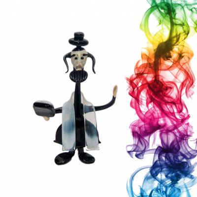 Скульптура из стекла ручной работы Еврей с книгой Климковице