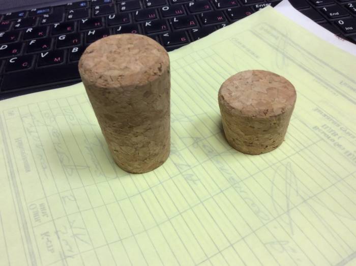 Корковая пробка коническая агломерированная 25х30х22 мм купить в Киеве Москве 2