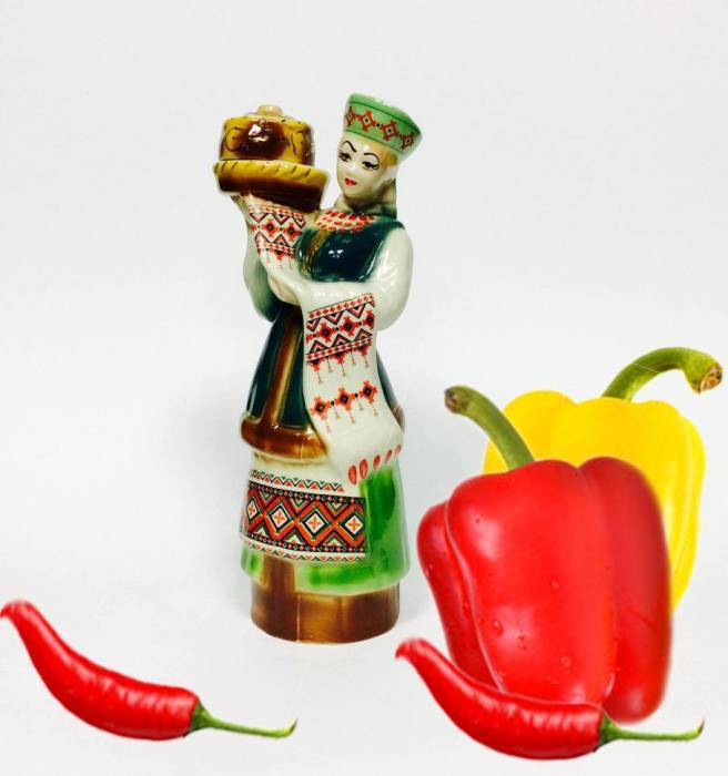 Купити Купити Керамический штоф бутылка в этническом стиле Маричка с караваем объем 0,75 литра купить в Минске в магазине легко и удобно в Україні в Україні