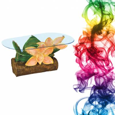 Орхидея - Журнальный столик из полистоуна