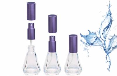 Стеклянный флакон "Венера фиолетовая" 8 мл с металлическим распылителем