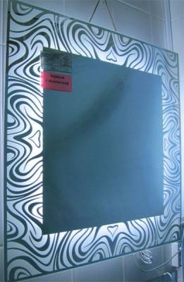 Купить зеркало с LED подсветкой 800 x 800 мм Лампрологус