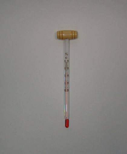 Термометр спиртовой винный профессиональный,для измерения температуры в алкогольных напитках 1/1 шкала от  0 - 40С