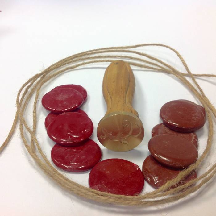 Печать сургучная с оттиском Саламандра 3 см