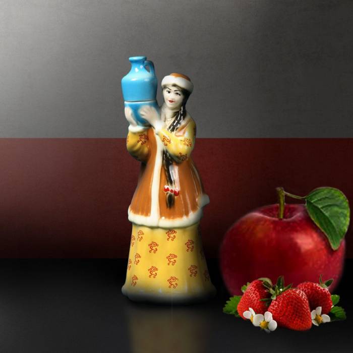 Купити Купити Бутылка керамическая "Польская барышня" 1 л в Україні в Україні