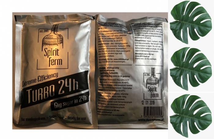 Купити Купити Дрожжи spiritferm turbo 24h 195 гр Каменная в Україні в Україні