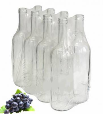 Бутылка для вина белая 750 мл 8 штук Ксязенице