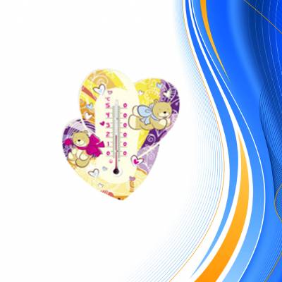 Термометр картонный Валентинка мишки