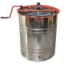 Медогонка 4-х рамочная, бак, ротор и кассеты - нержавеющие, поворотная, тип Рута 1 1