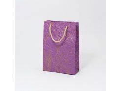  "SM" 18х12х5 см пакет с напылением золото / серебро