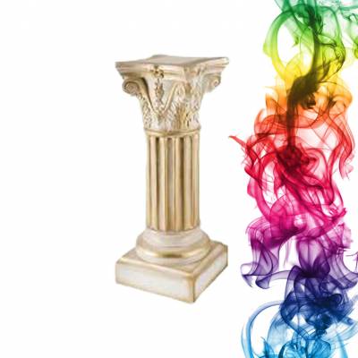 Садовая фигура купить Колонна ампир высота 83 см барбарис