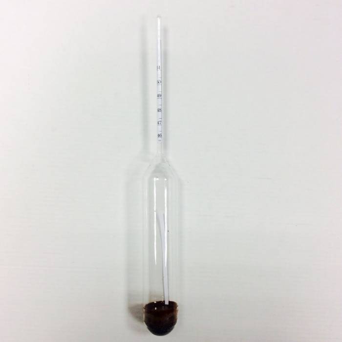 Спиртомер-ареометр с диапазоном измерения 46-51 %