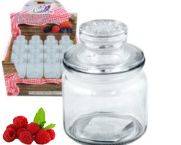 Стеклянная банка со стеклянной крышкой 160мл Рогульник 