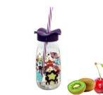 Декорированная бутылка с соломкой 500мл Тани 