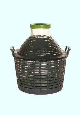 Бутыль-демиджон с широким горлышком и пластиковой крышкой, 25 литров 2