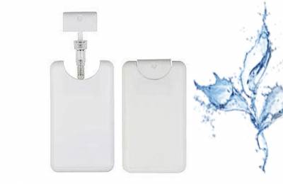 Стильный пластиковый флакон для косметики "Белая зажигалка" 10 мл 