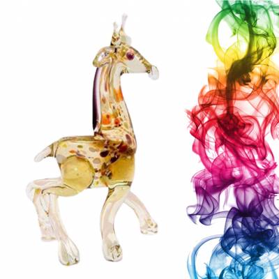 Стеклянная статуэтка Жирафа Белвальд