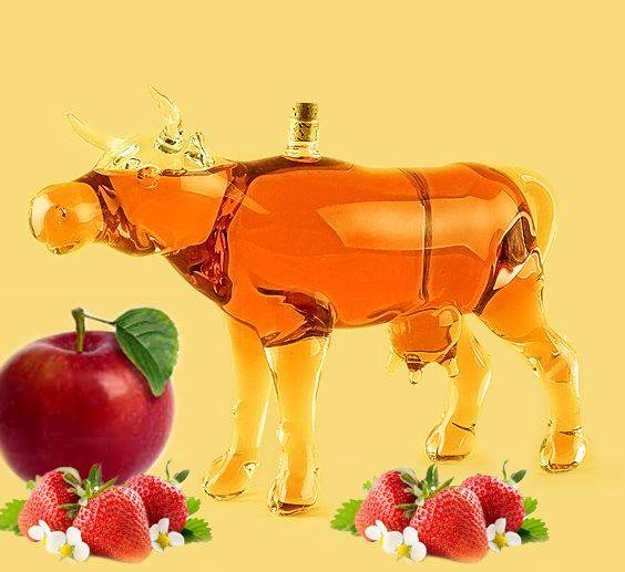 Купити Купити Бутылка стеклянная "Корова" в Україні в Україні