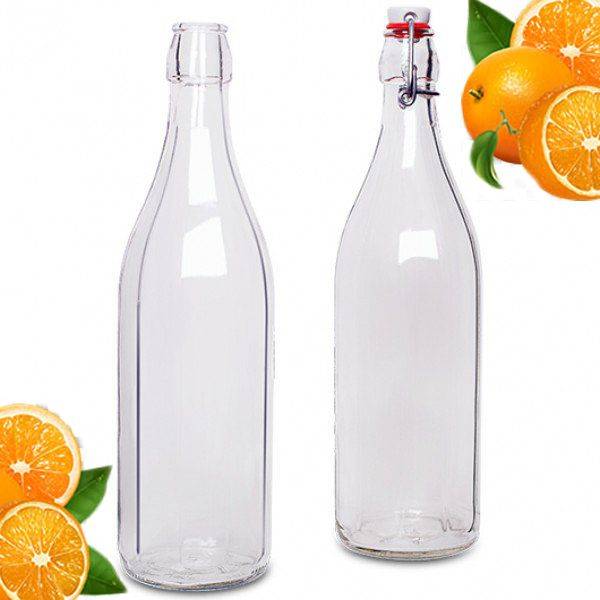 Купити Купити Прозрачная бутылка из стекла Миртай 1 л в Україні в Україні