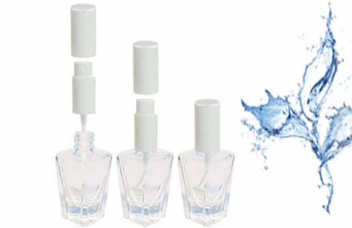 Бутылочка стеклянная 8 мл "Гера белая" с распылителем