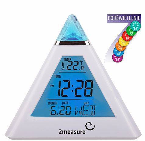 Метеостанция Пирамида с термометром и часами Хелмно