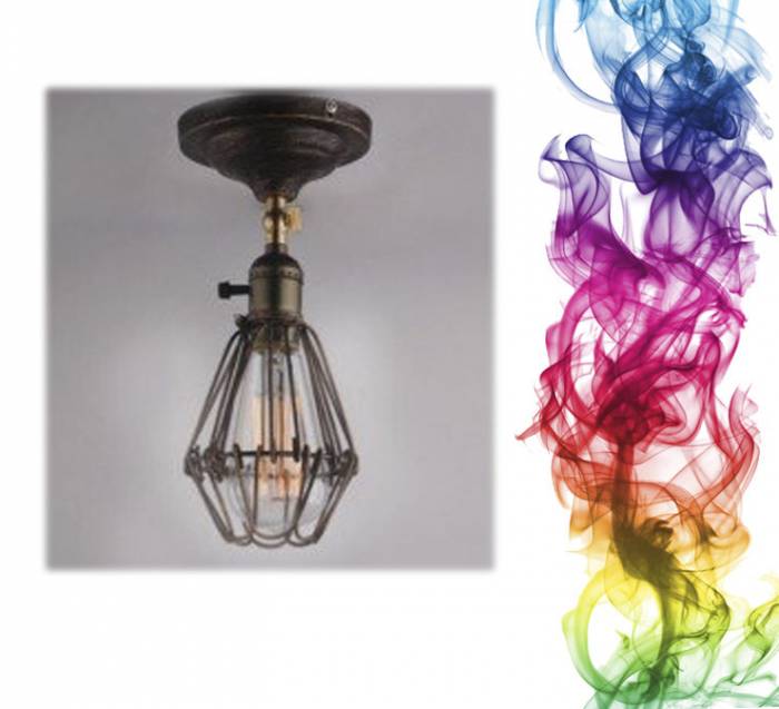Купити Купити Купить Потолочный светильник Top Loft Cage Pendant Уэта в Україні в Україні