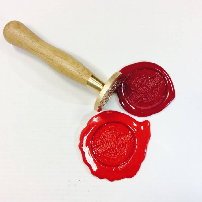 Оттиск индивидуальный под сургуч 35 мм Рыбный базар