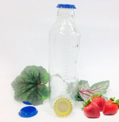 Бутылка для молока мерная Милка 200 мл под кронен крышку 1