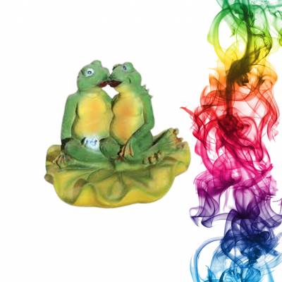 Садовая фигура купить Жабы целующиеся высота 20 см алыча