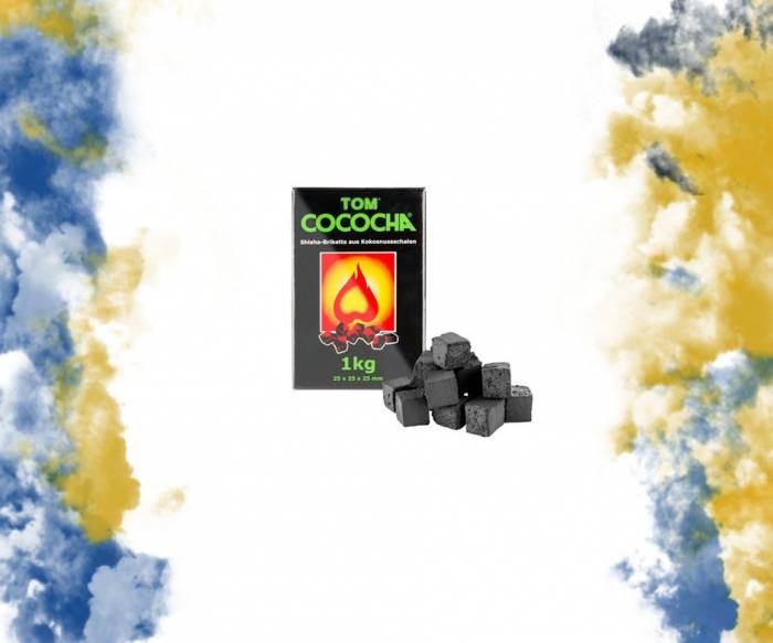 Купити Купити Уголь Кокосовый Tom Cococha Green 1kg в Україні в Україні
