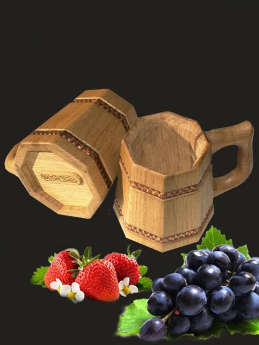 Купити Купити Кружка пивная шестигранная Материал: дуб/ясень/сосна  в Україні в Україні