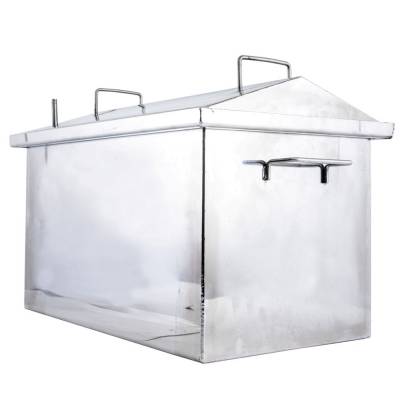 Коптильня крышка Домиком с гидрозатвором 400х300х200 1,5 мм Высокое