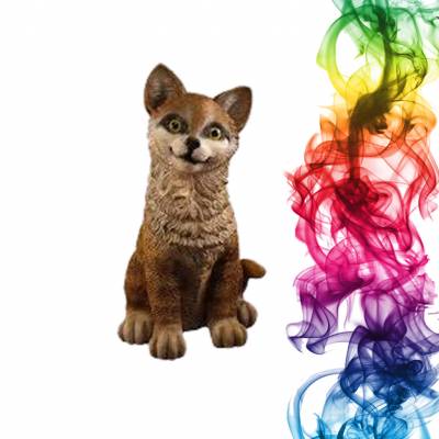 Садовая фигура купить Мурчик высота 31 см Дракон