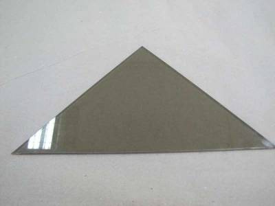 Купить полка треугольная из стекла бронза толщиной 6 мм 350x350 Кузька