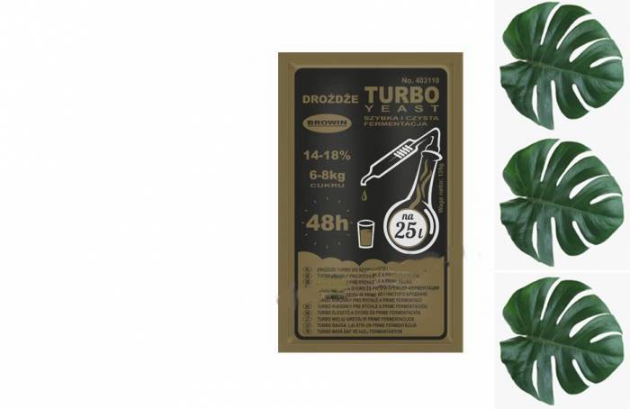 Спиртовые дрожжи Turbo 48 часа 135 грамм Грудзендз