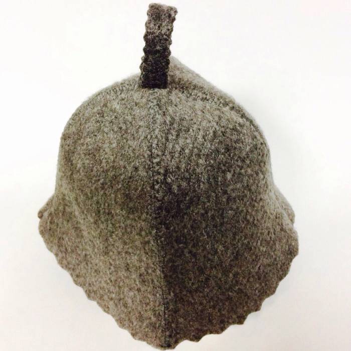 Войлочная банная шапка от производителя Классическая 1