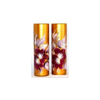 Художественная роспись мираж на окрашенном стекле Острова Верховского