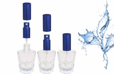 Бутылочка стеклянная 8 мл "Гера синяя" с распылителем