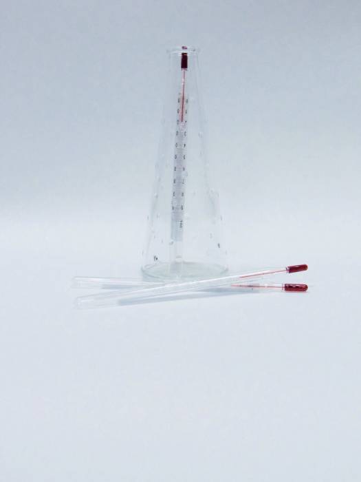 Градусник спиртовой от производителя для измерения температуры в жидкости шкала от 0 до 100 градусов купить сейчас в Киеве