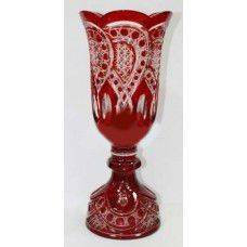 Хрустальная ваза для цветов "Салют"