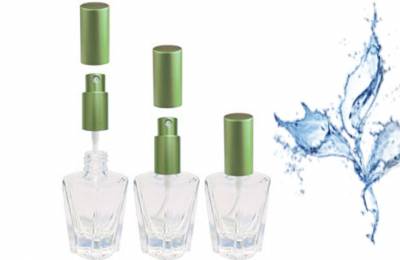 Бутылочка стеклянная 8 мл "Гера зеленая" с распылителем
