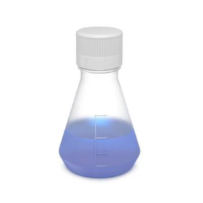 Колба коническая КН-2- 500 мл с винтовой крышкой (полипропилен)