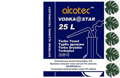 Дрожжи alcotec turbo yeast vodka star 66 гр Ильхыдаг