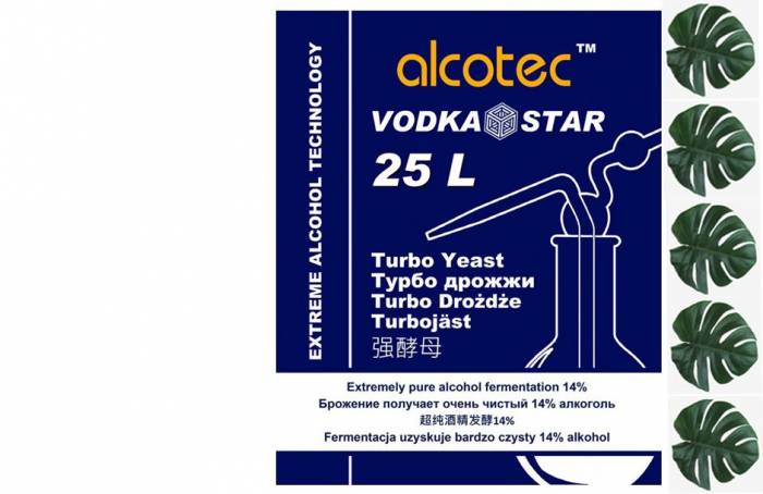 Купити Купити Дрожжи alcotec turbo yeast vodka star 66 гр Ильхыдаг в Україні в Україні
