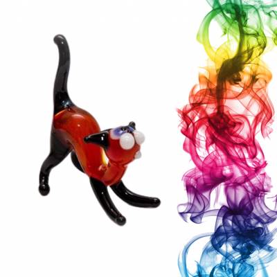 Сувенир из стекла Кот Рожмберк