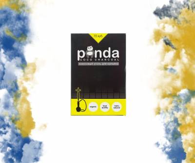 Кокосовый уголь Panda 1кг (72 кубика)