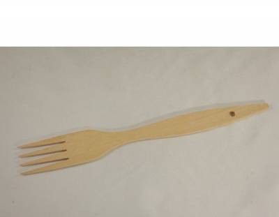 Деревянная вилка с тиснением Бухон